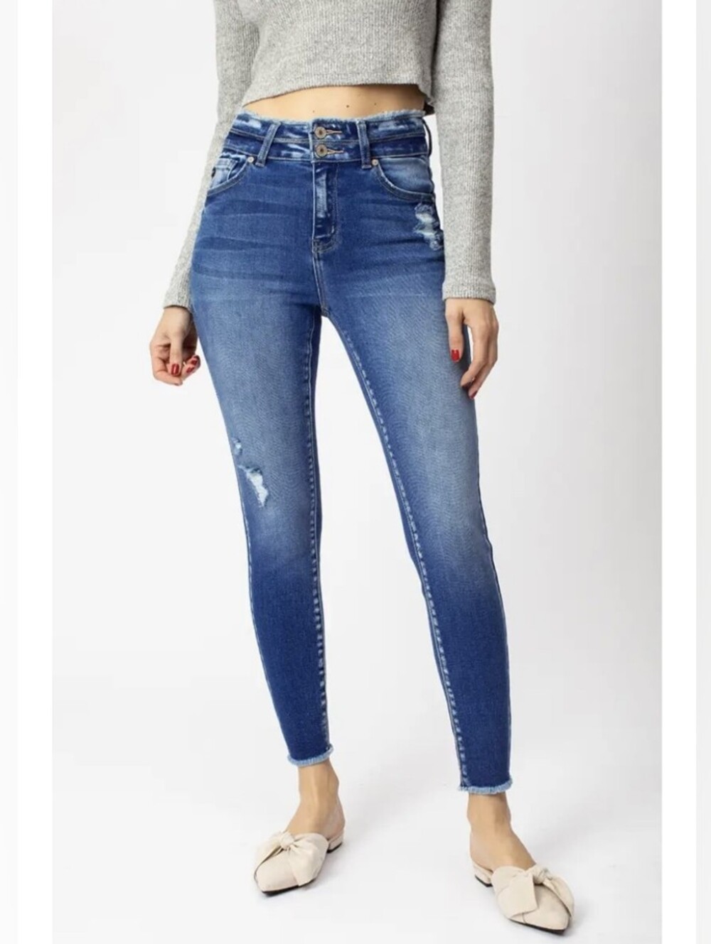 KanCan Danica High Rise Ankle Skinny Jean